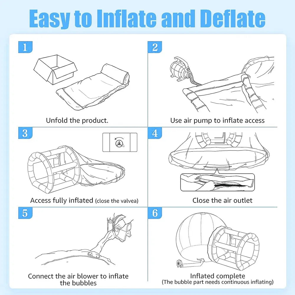 Kids Tent House Easy To Inflate