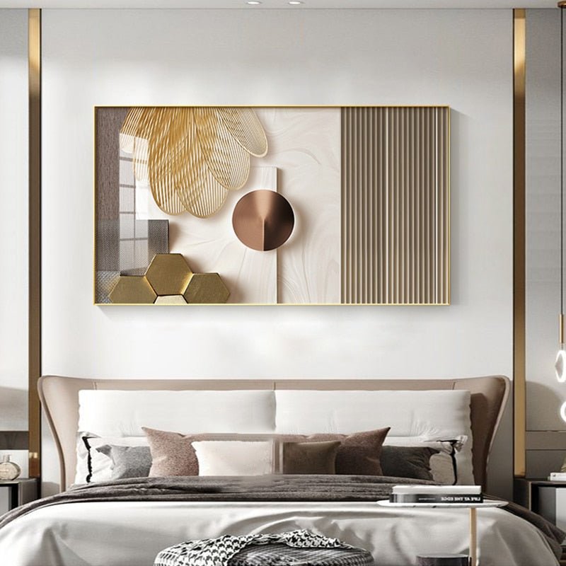 Luxury Golden Wall Art