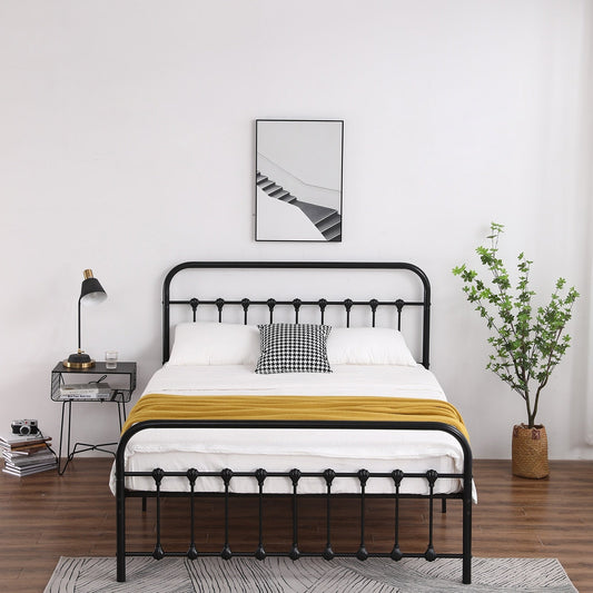 Single-Layer Curved Frame Bed