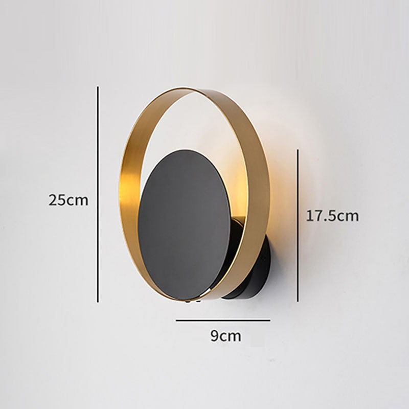 Nordic Round Wall Lamp Sizing