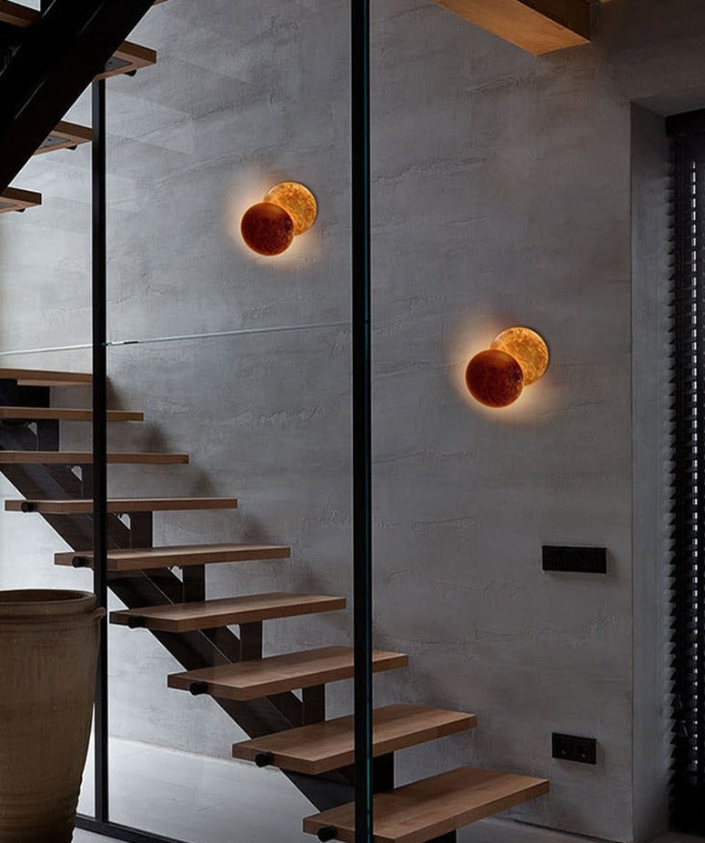 Creative Moon Eclipse Wall Sconce
