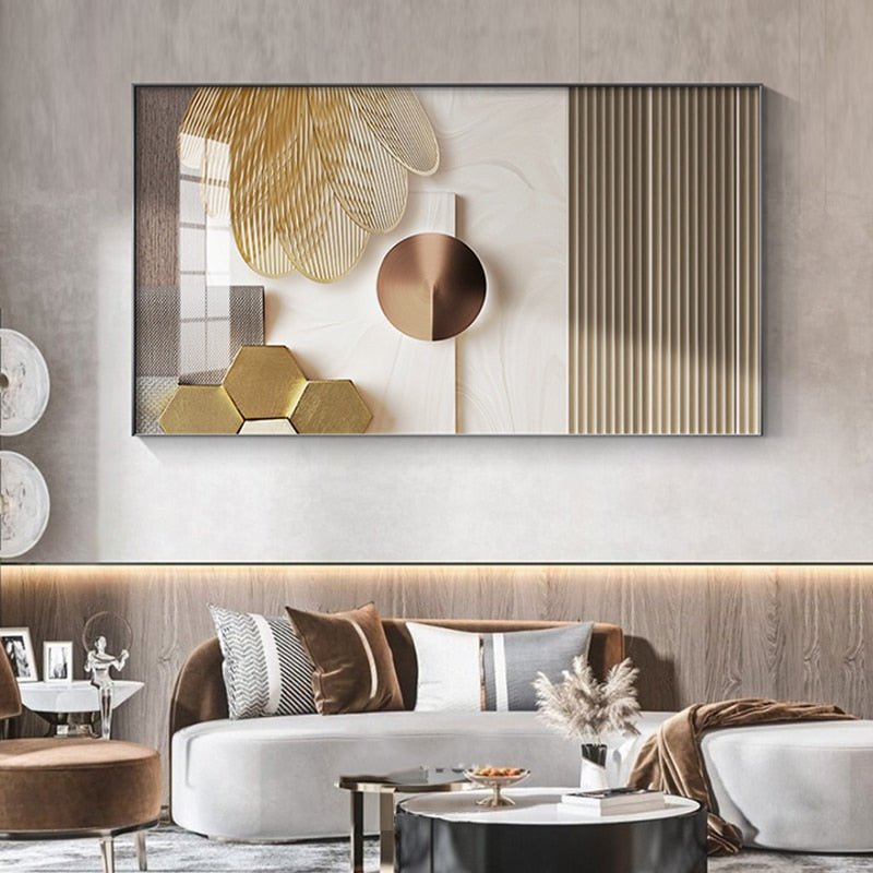 Luxury Golden Wall Art