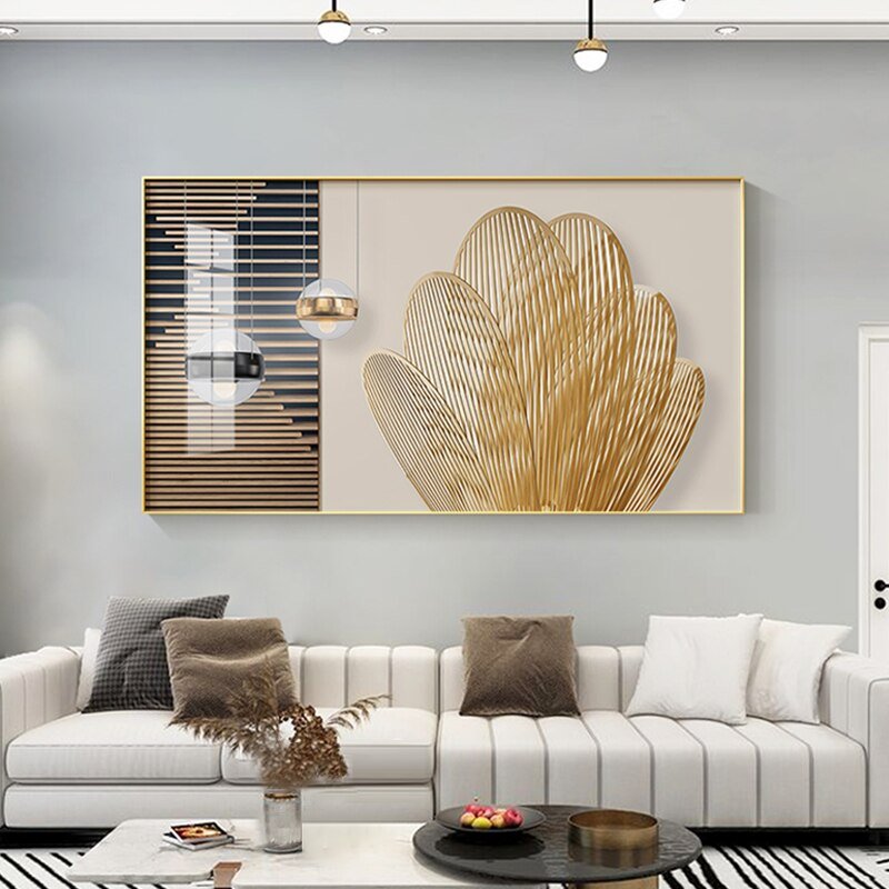 Luxury Golden Wall Art