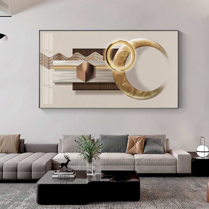 Luxury Golden Wall Art