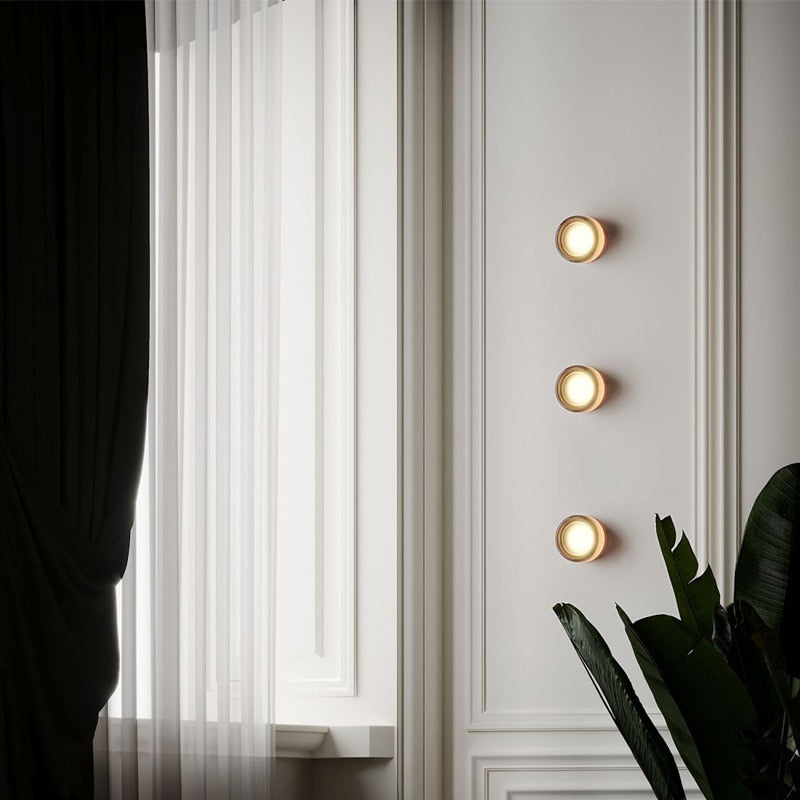 The West Decor Danish Designer Glass Sconce - Living Room Indoor Lighting Decor