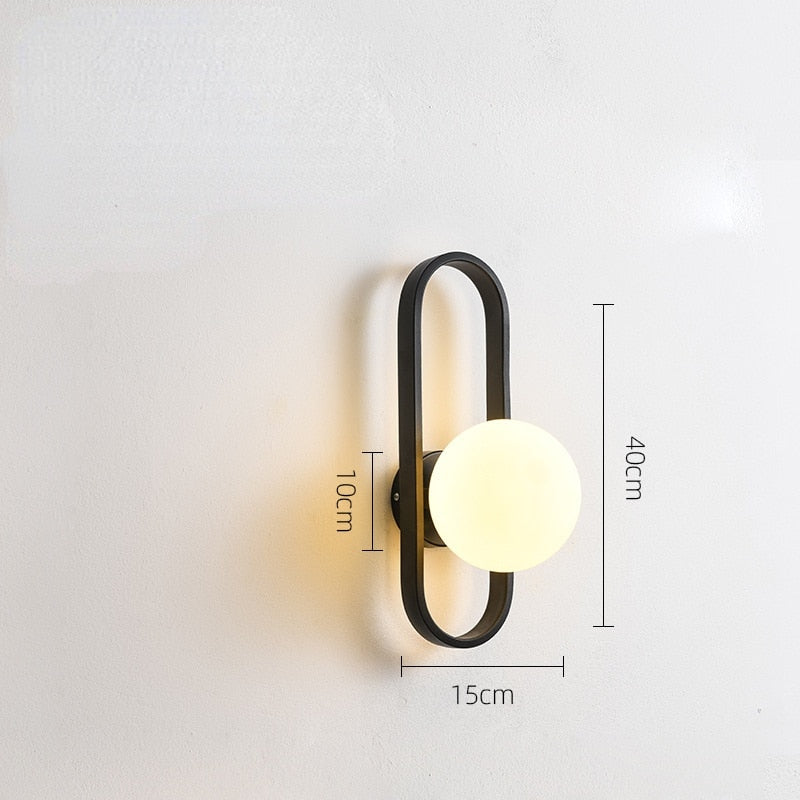The West Decor Nordic Bedside LED Wall Sconce for Living Room Decor