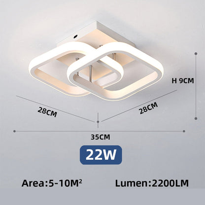 Nordic LED Ceiling Lamp In White Color