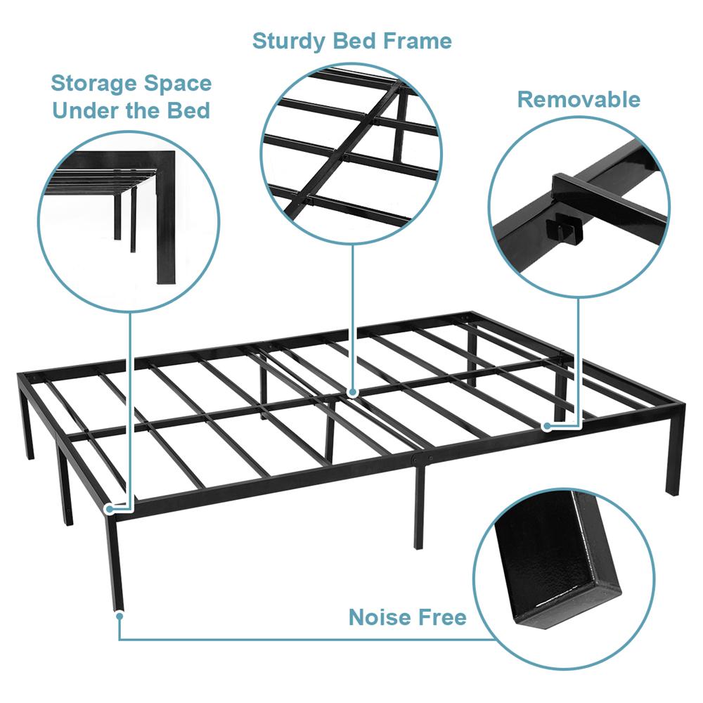 Slat Base Double Bed Frame Features