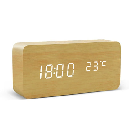 LED Table Clock With Voice Control