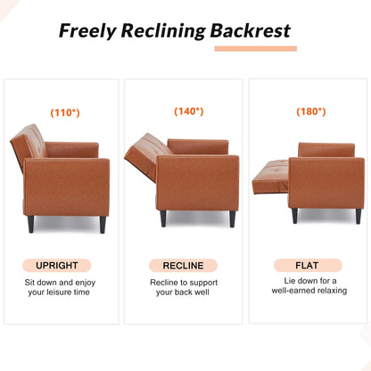 Armchair Sofa Bed With Reclining Backrest