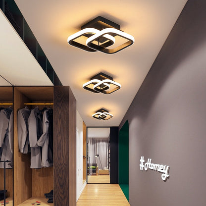 Nordic LED Ceiling Lamp In Corridor
