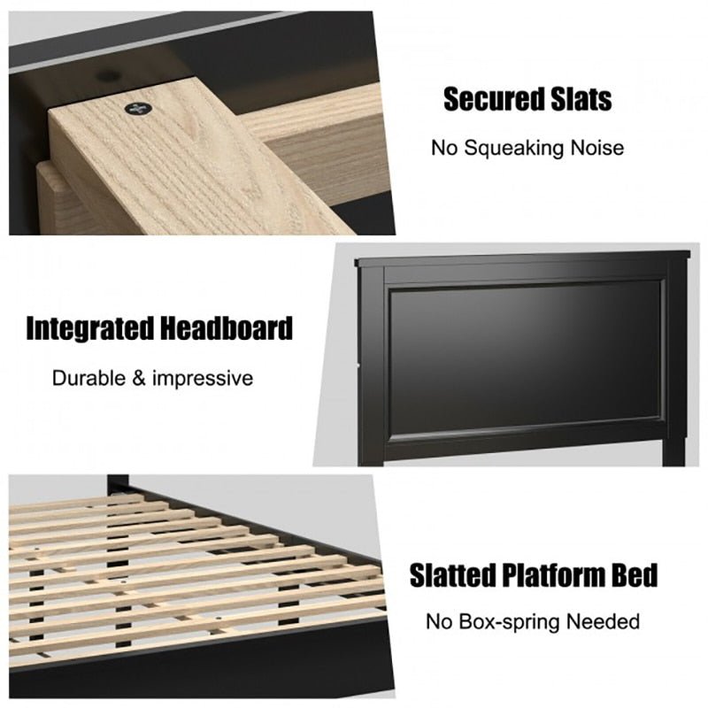 Features Of Classic Platform Slat Bed