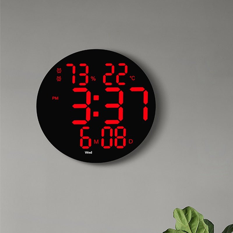 Modern Digital Wall Clock