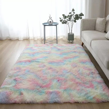 Soft Rainbow Colorful Rugs