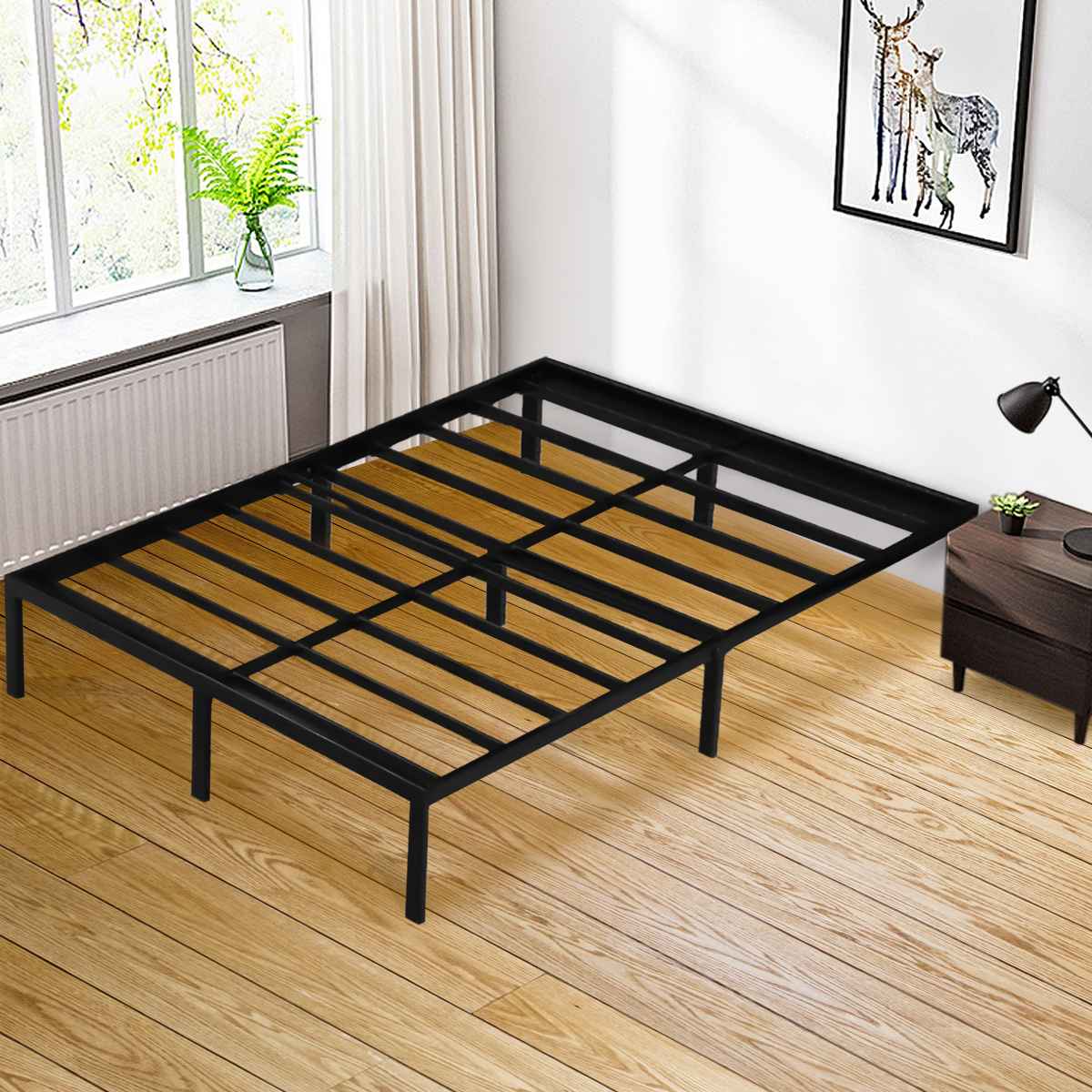 Slat Base Double Bed Frame