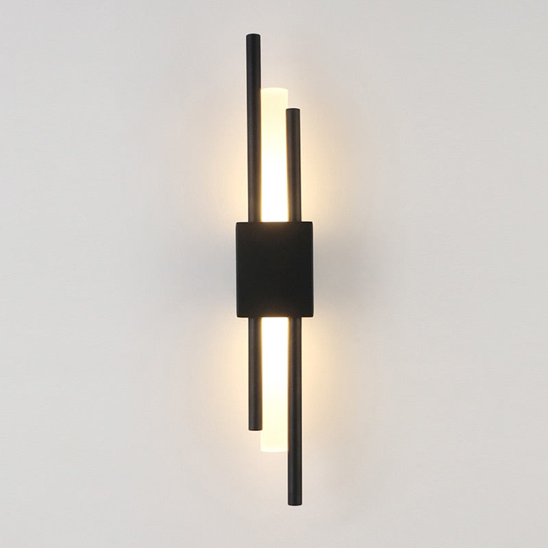 Left-Black Modern LED Wall Sconce