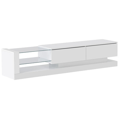 White TV & Media Stand