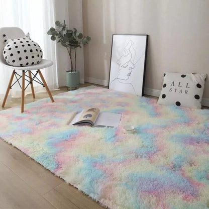 Soft Rainbow Colorful Rugs