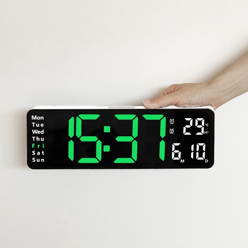 Modern Digital Wall Clock 