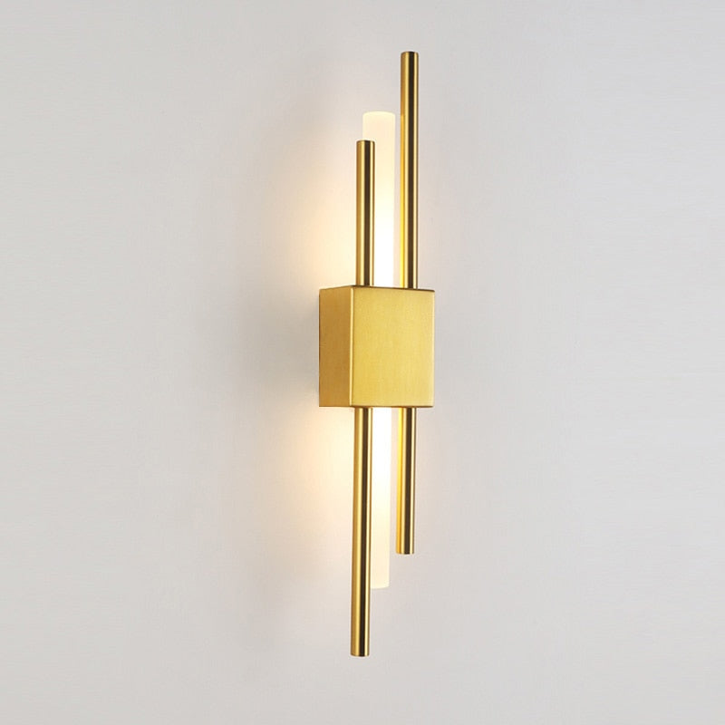Left-Gold Modern LED Wall Sconce