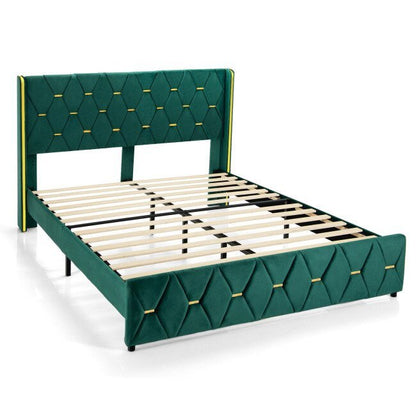 Queen Size Modern Adjustable Headboard Bed