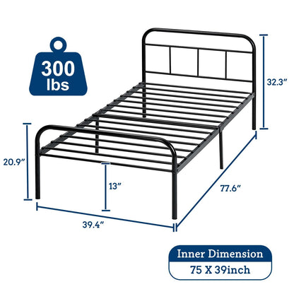 Heavy Duty Metal Bed Frame Size