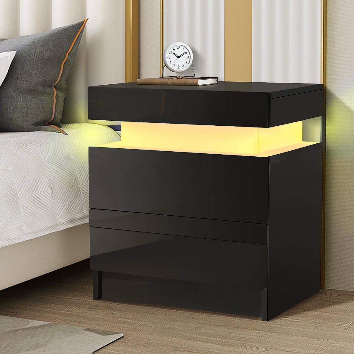 LED Bedside Nightstand And Coffee Table