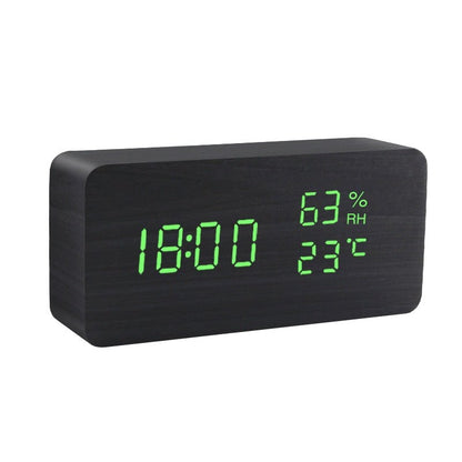 LED Multifunction Table Clock With Voice Control