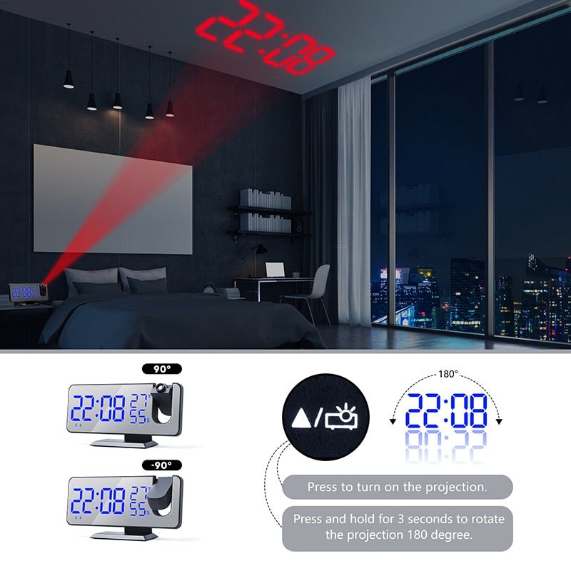 Projector Alarm Clock