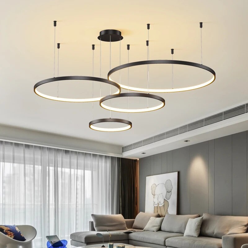 Black Modern Chandelier