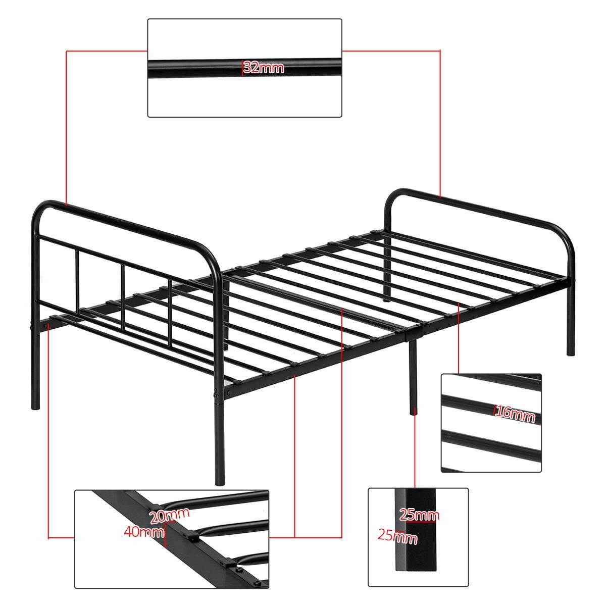 Heavy Duty Metal Bed Frame Size