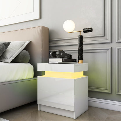 LED Bedside Nightstand And Side Table