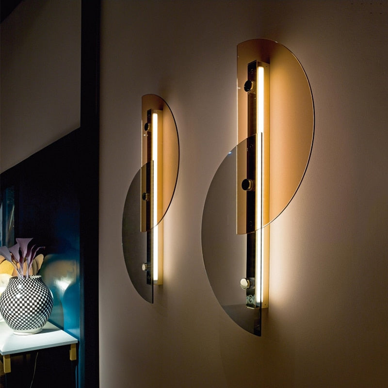 Artistic LED Wall Sconce Night View