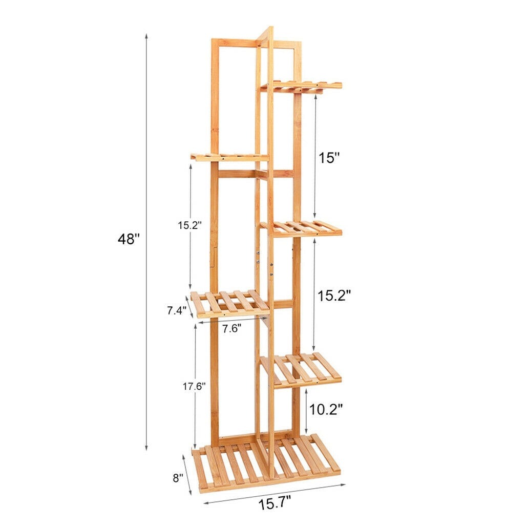 6 Tier Plant Standing Shelf Dimensions
