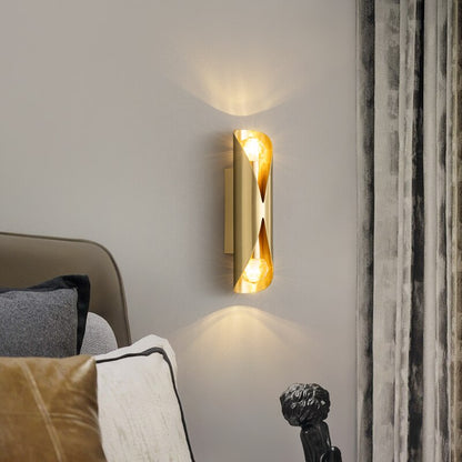 Bedside Copper Wall Lamp