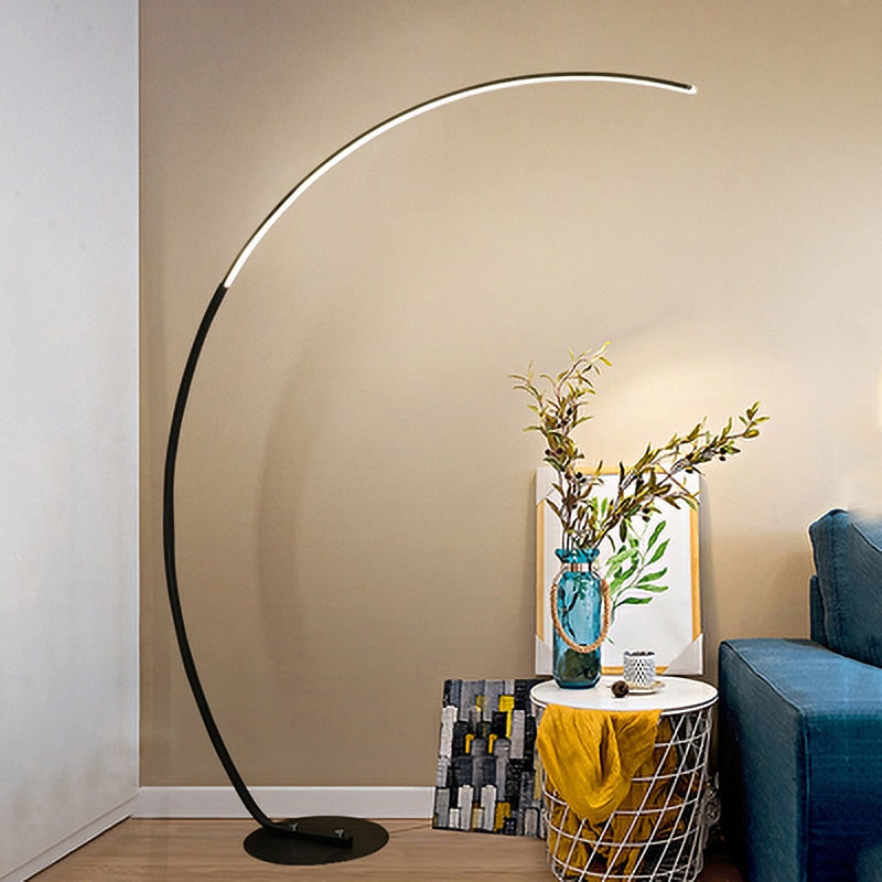 Nordic LED Arc Floor Lamp