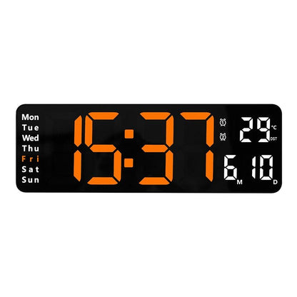 Digital Wall Clock With Remote Control