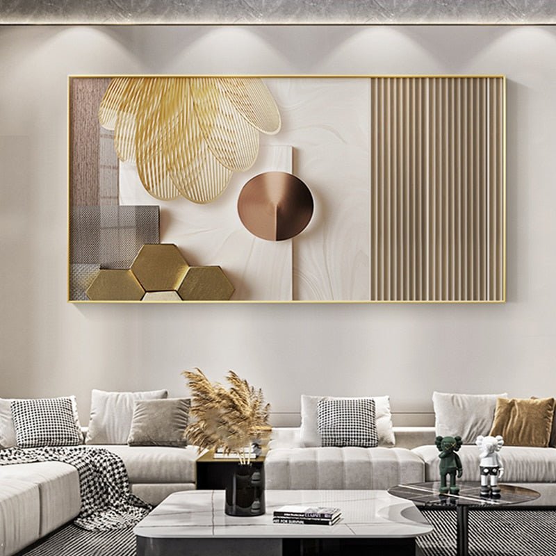 Luxury Golden Wall Art