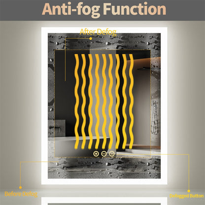 Smart Anti-Fog Bathroom Mirror