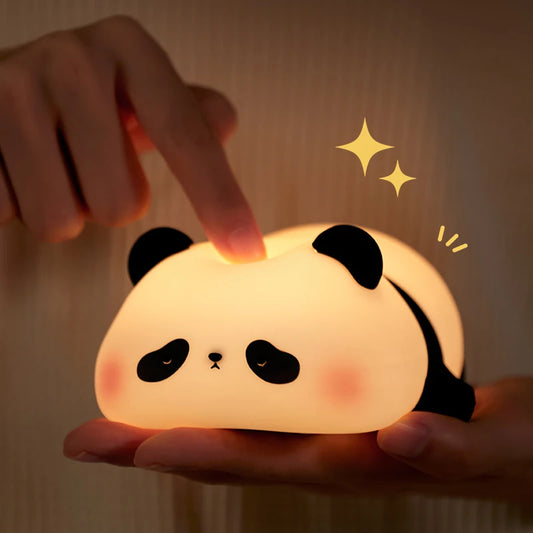 Cute Silicone Panda Night Light