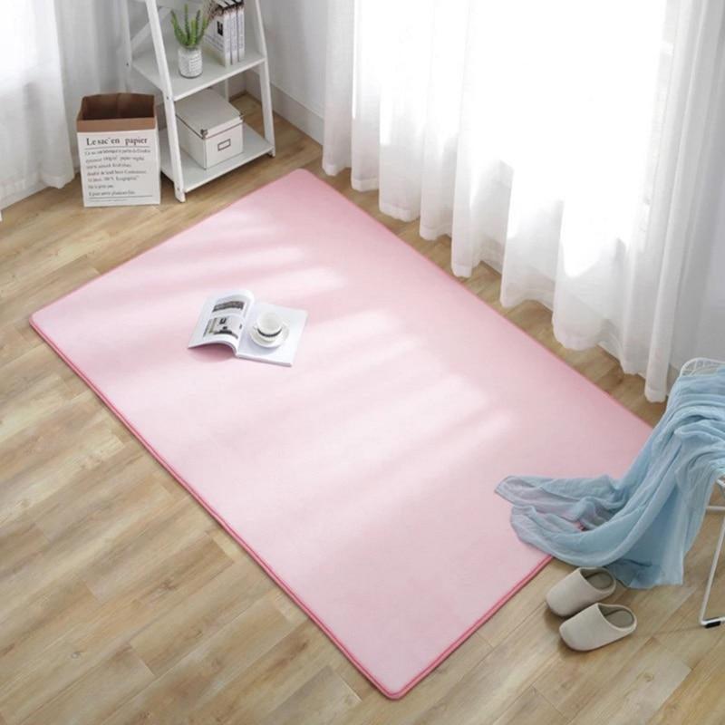 Pink Coral Velvet Rug