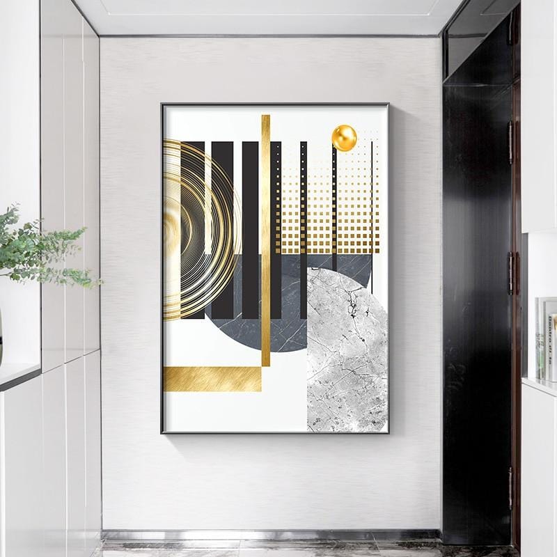 Geometric Canvas Art For Wall Decor