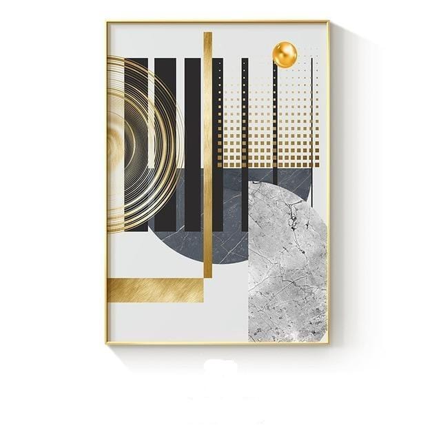 Geometric Canvas Art 