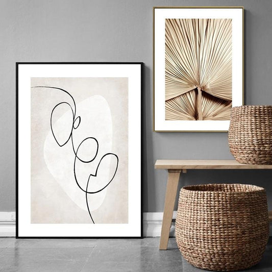 Abstract Line Canvas Art
