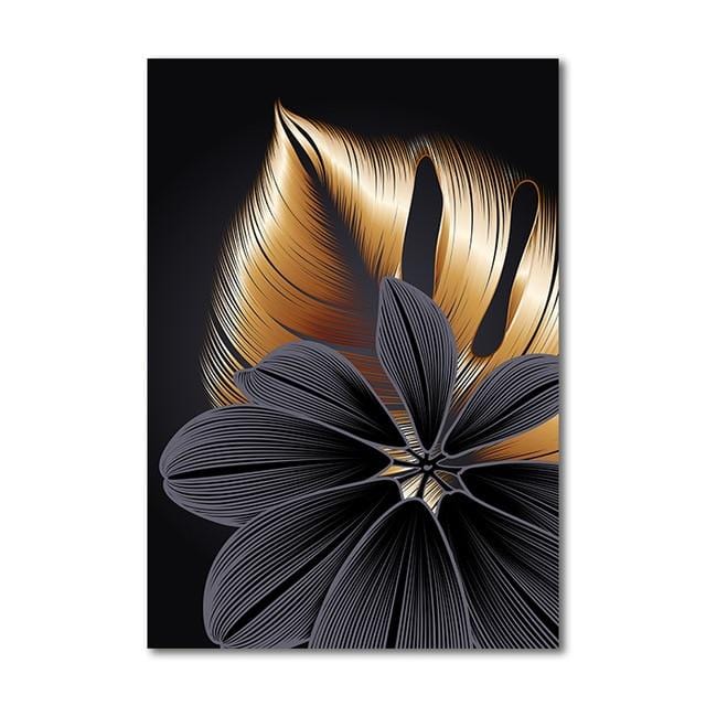 Dark Flower Canvas Art