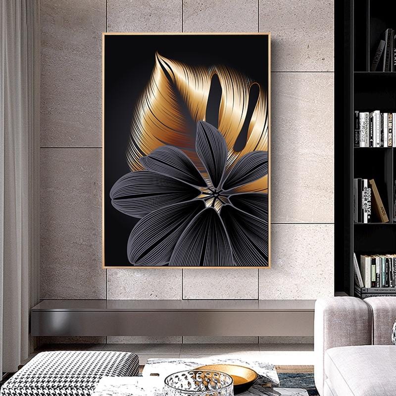 Dark Flower Canvas Art