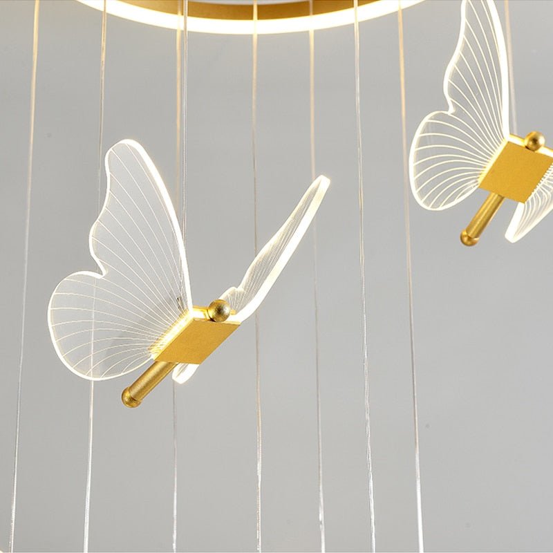 Staircase Butterfly Pendant Chandelier