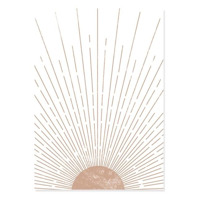 Rising Sun Boho Wall Art