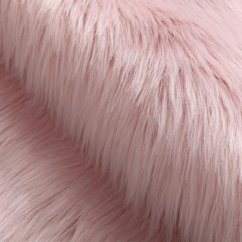 Round Fur Area Rug